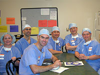 Dr. Thal Training Visiting Surgeons