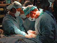Korea visiting surgeon with Dr. Kim